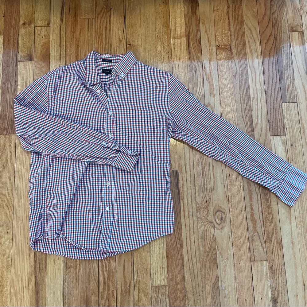 J. Crew Mens Long Sleeve Button Down